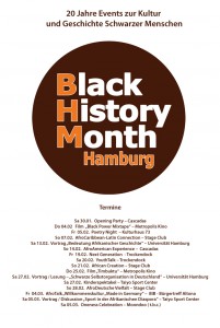 Programm Black History Month Hamburg