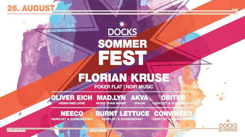 Docks Sommerfest, Florian Kruse, live, Dj