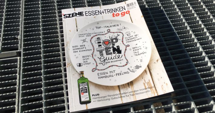 Der neue Top-Ten-Guide SZENE HAMBURG ESSEN+TRINKEN to go enthält Gastrotipps für jede Gelegenheit.
