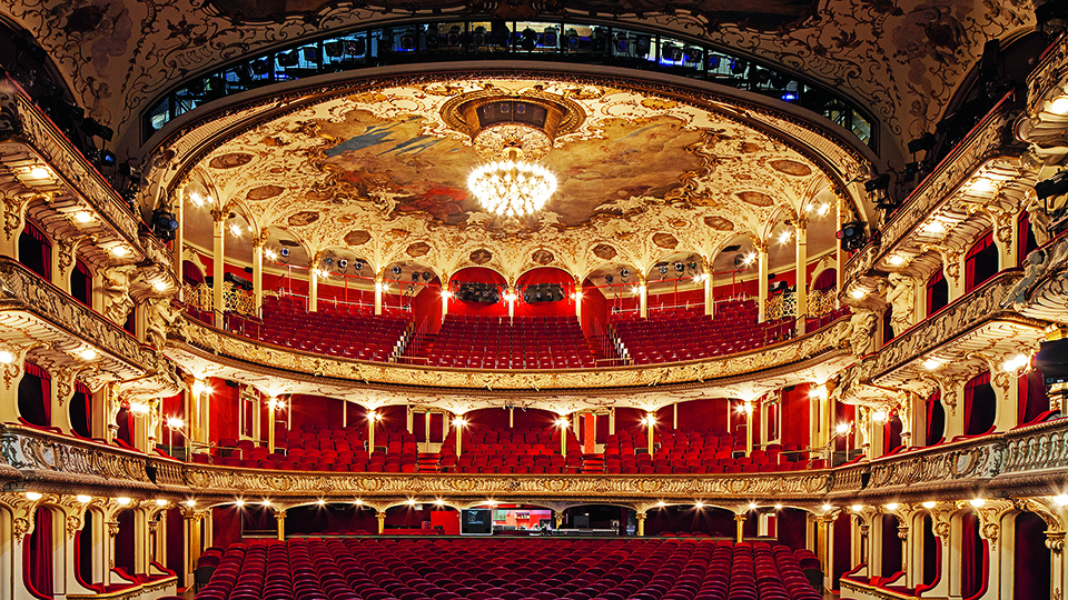 Deutsches Schauspielhaus in Hamburg, Blick von der Bühne in den