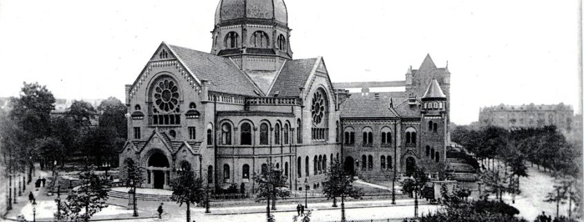 Bornplatzsynagoge-Postkarte-Knackstedt-Näther-1906-c-Stift