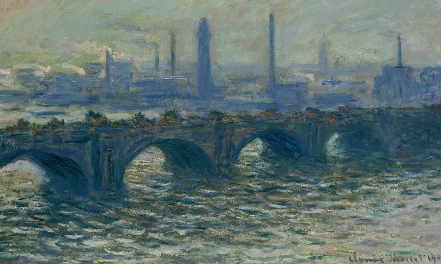 Claude Monet: Die Waterloo-Brücke (Foto: Hamburger Kunsthalle / bpk; Elke Walford)