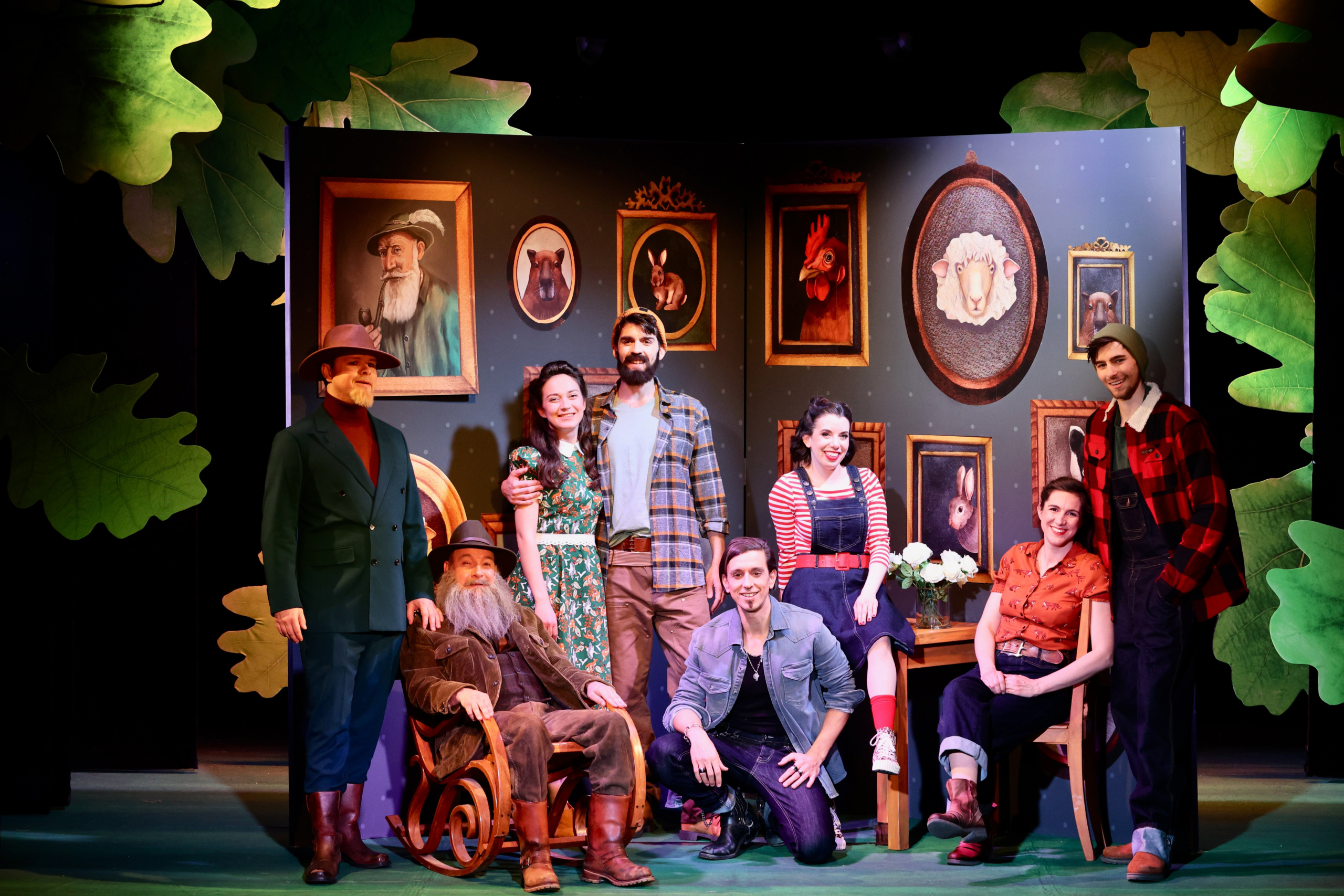 Familienidylle mit lässigem Teufel: „Der kleine Freischütz“ im Theater für Kinder (©Joachim Flügel)