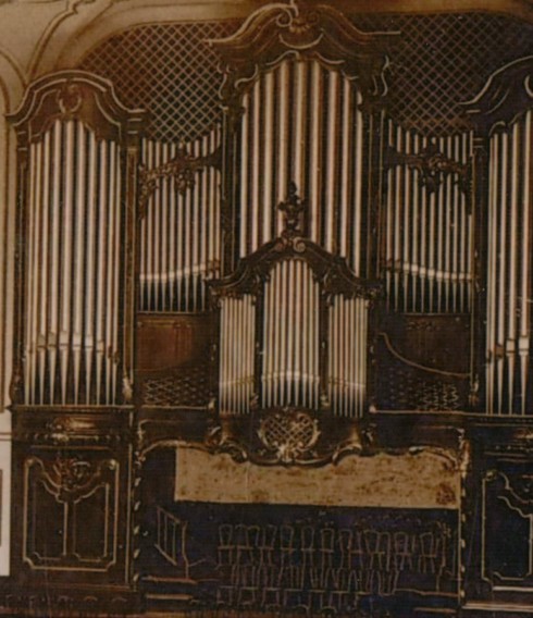 Historische Walcker-Orgel in der Laeiszhalle (©Staatsarchiv Hamburg)