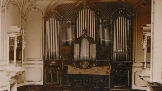 Historische Walcker-Orgel in der Laeiszhalle (©Staatsarchiv Hamburg)