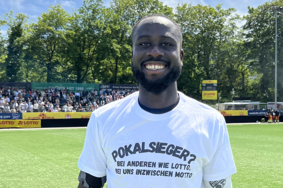 Pokalsieger Marcus Coffie vom FC Teutonia 05