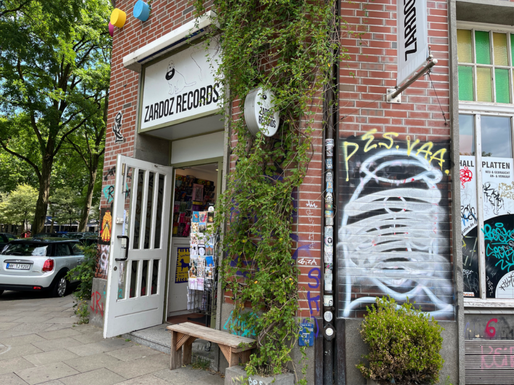 Zardoz Records im Karolinenviertel ist der Plattenladen in Hamburg