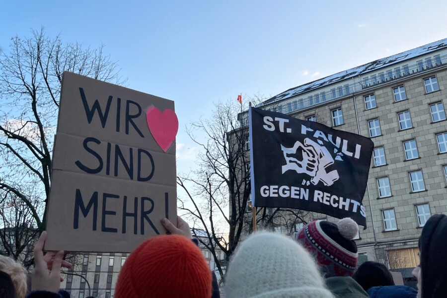 Protest am 19. Januar 2024 in Hamburg