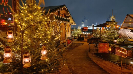 Strand Pauli Wintermarkt Eröffnung