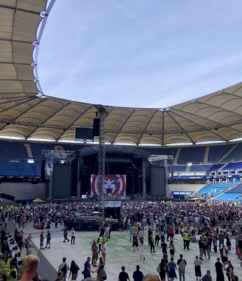 Die Red Hot Chilli Peppers im Volksparkstadion