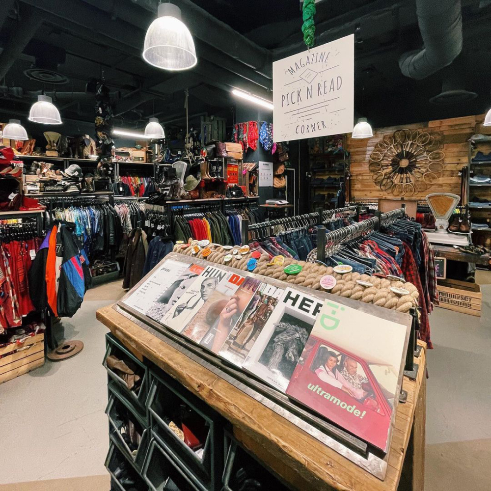 Einblick in den Vintagestore Pick & Weight