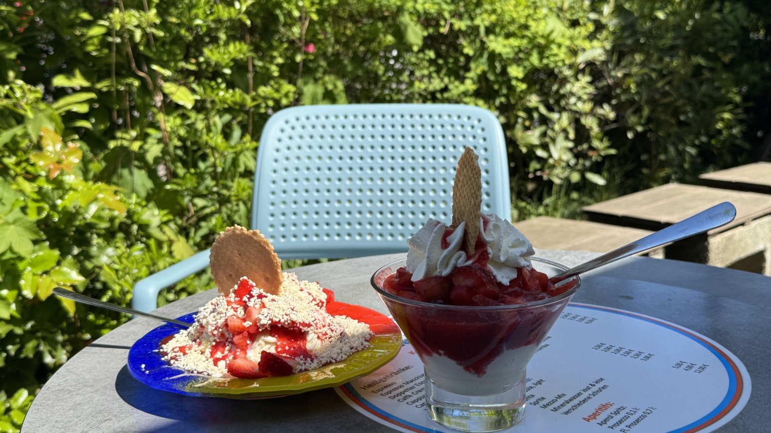 Ein Lieblingsort der Redaktion: Im Eiscafé Jacobs werden Liebhaber der Klassik-Sorten zwischen Erdbeerbecher und Sahnehäubchen glücklich