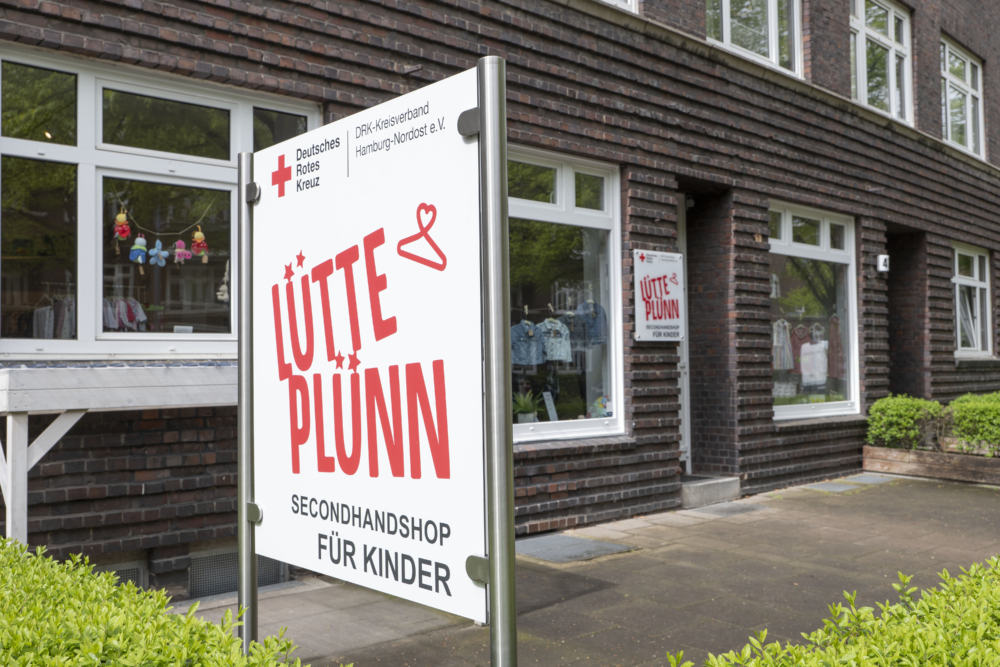 DRK Landesverband Hamburg: Lütte Plünn - Secondhandshop für Kinder in Dulsberg