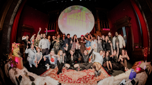 Krach+Getöse, RockCity Hamburg e. V. und die Haspa Musik Stiftung bei der Award-Verleihung