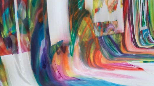 Ausschnitt von "Wunderbild" von Katharina Grosse