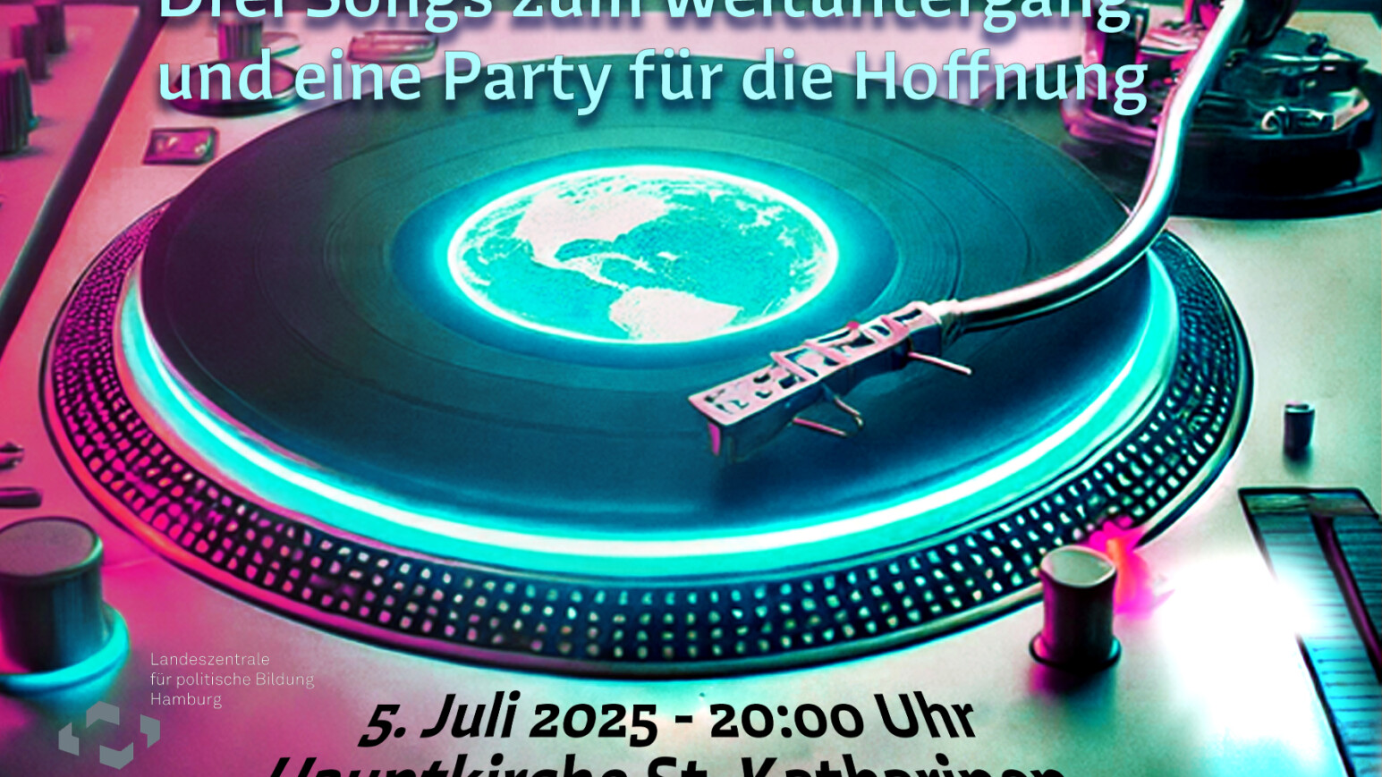 Veranstaltungsposter DJs for Change