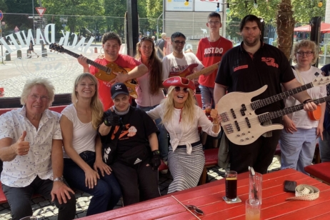 DIe Partyrollers bei der Planung von Hamburgs inklusiver Partyreihe im Zwick