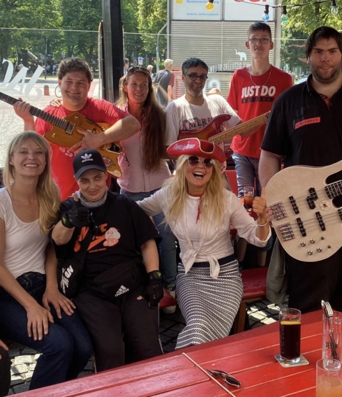 DIe Partyrollers bei der Planung von Hamburgs inklusiver Partyreihe im Zwick
