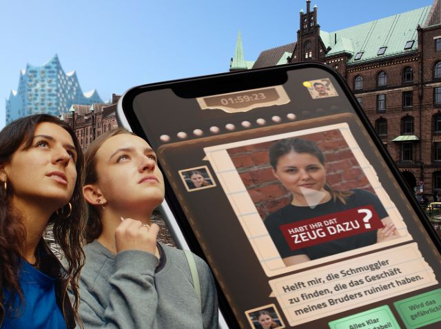 Zum zehnjährigen Jubiläum der Speicherstadt bietet das OPOLUM eine Smartphone-Tour in Form einer Schnitzeljagd an