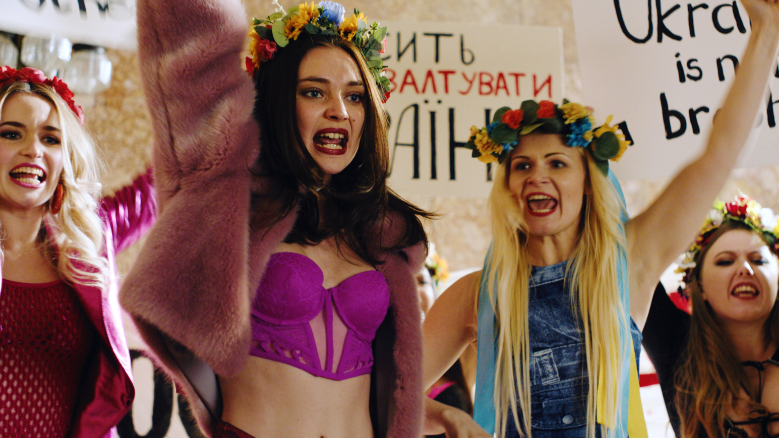 In „Oxanan“ sieht man Femen-Aktivistinnen in Aktion