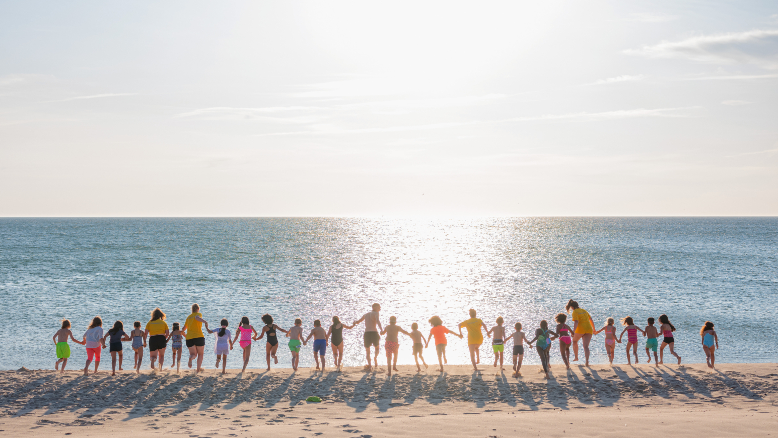 Ein schöner Strandtag für die teilnehmenden Kinder einer Reise nach Sylt