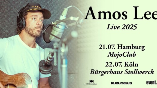 Illustration zur Tour von Amos Lee