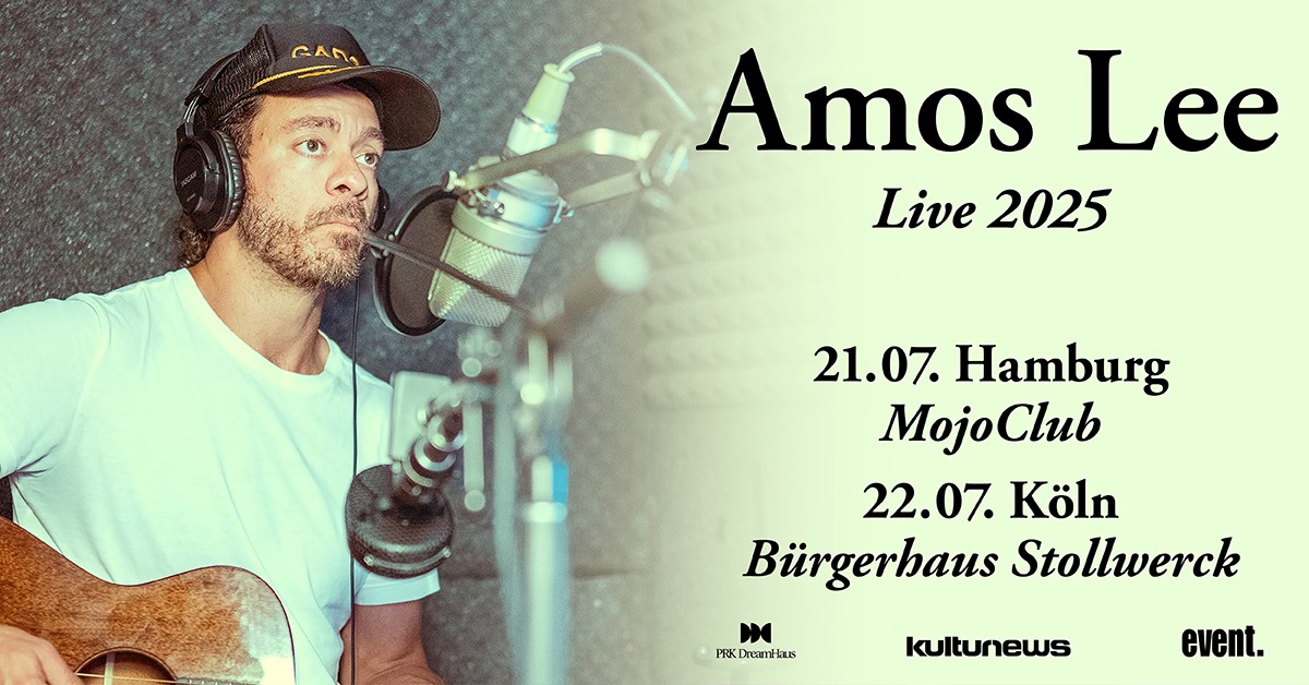 Illustration zur Tour von Amos Lee