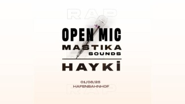 Illustration vom Open Mic - Mastika Sounds & Hayki