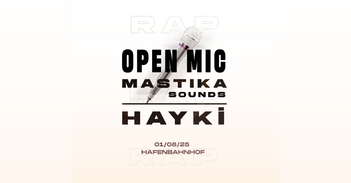 Illustration vom Open Mic - Mastika Sounds & Hayki