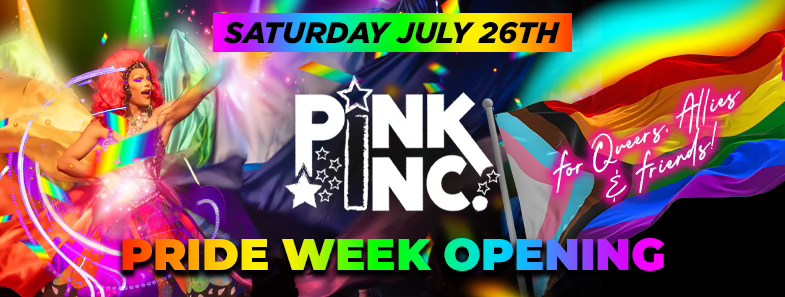 Bunte Illustration von Pink Inc. - Pride Week Opening