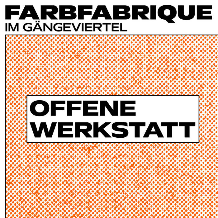 Illustation von der offenen Werkstatt der Farbfabrique
