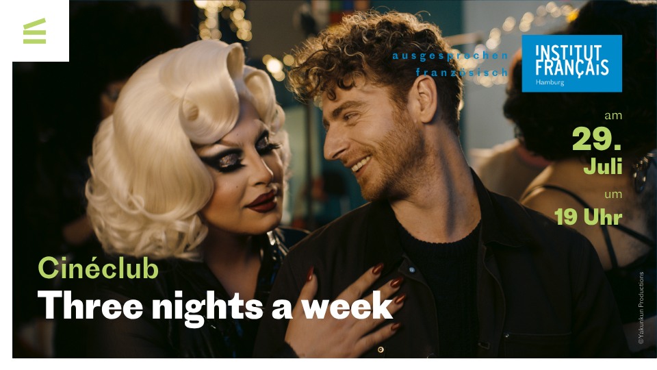 Illustration für die Vorstellung von “Three nights a week” im Institut français