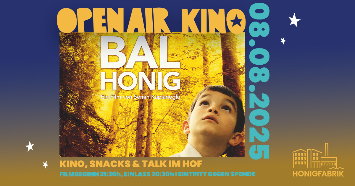 Open Air Kino Grafik - Filmcover BAL HONIG