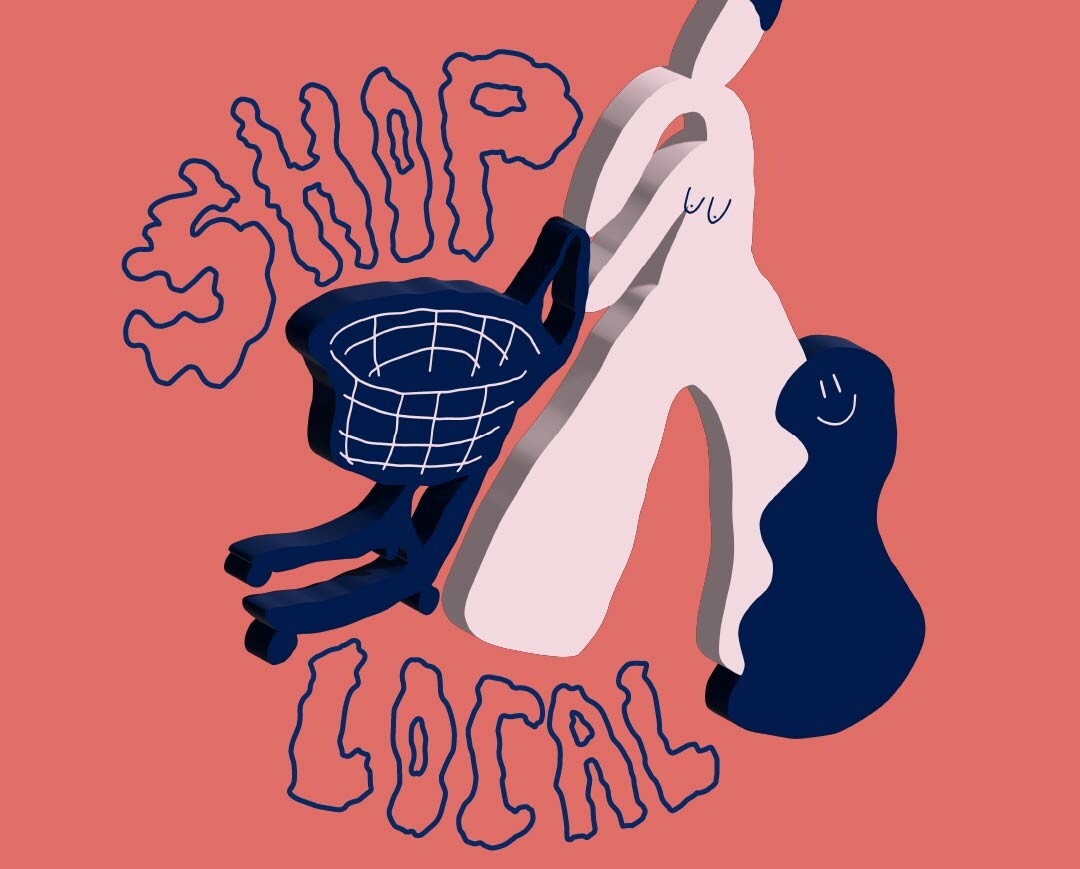Illustration Shop Local
