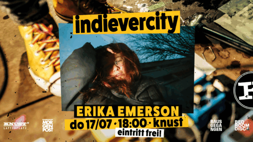 Illustration von indievercity mit Erika Emerson in der Mitte