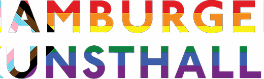 Bunter Schriftzug Hamburger Kunsthalle
