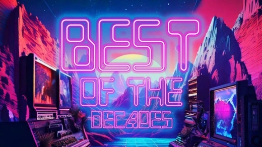 Illustration bunt von Best of the Decades