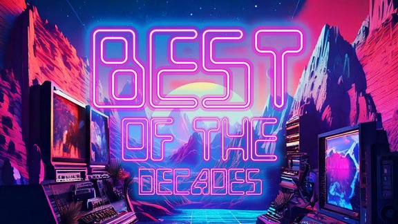 Illustration bunt von Best of the Decades