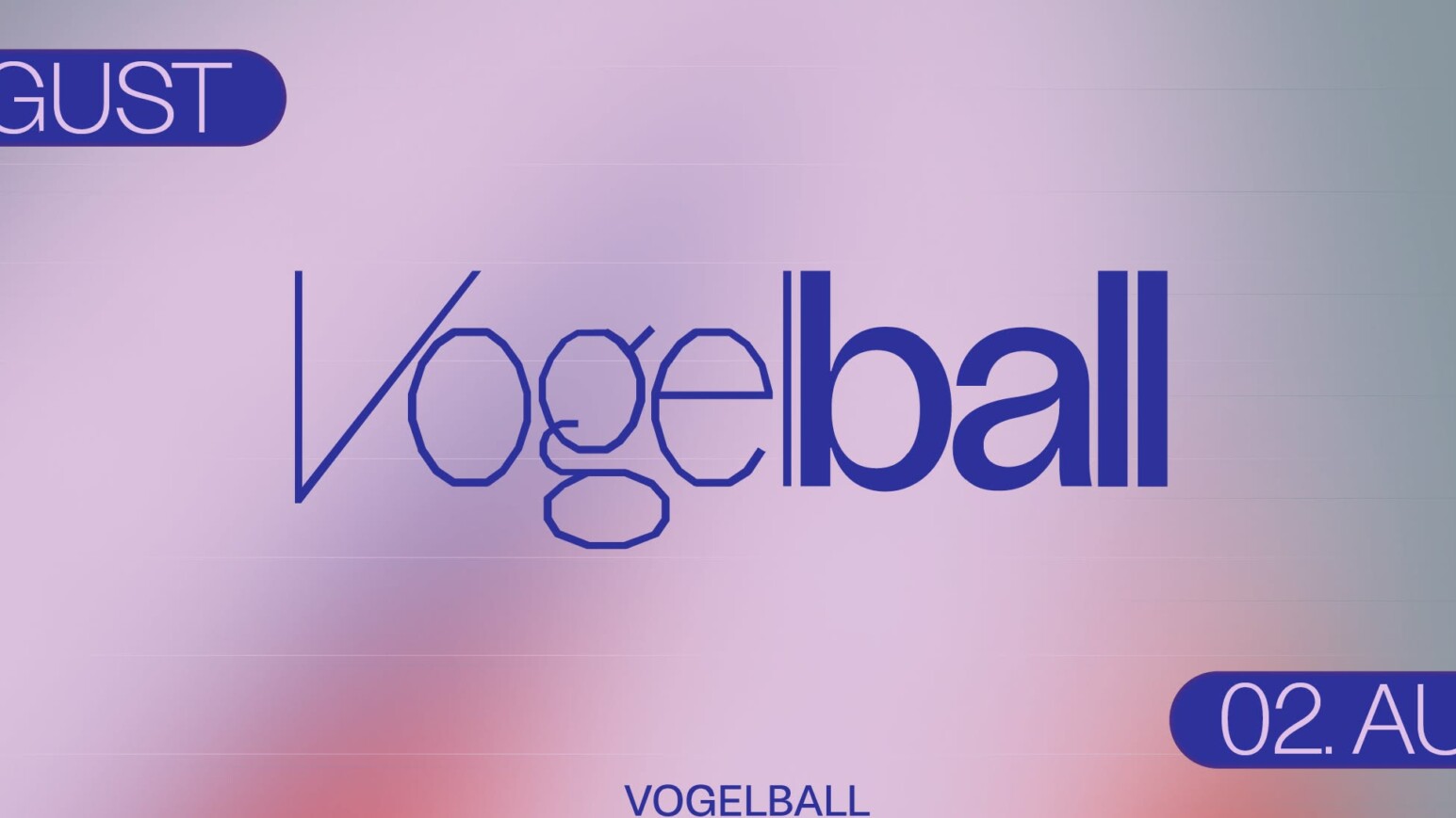 Illustration - Schriftzug Vogelball