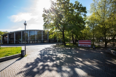 Noch ist der Campus leer, das ändert sich aber in ein paar Wochen, wenn das neue Semester wieder startet