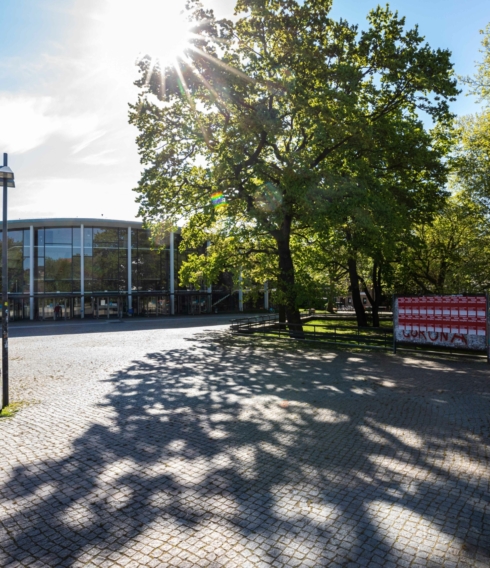 Noch ist der Campus leer, das ändert sich aber in ein paar Wochen, wenn das neue Semester wieder startet