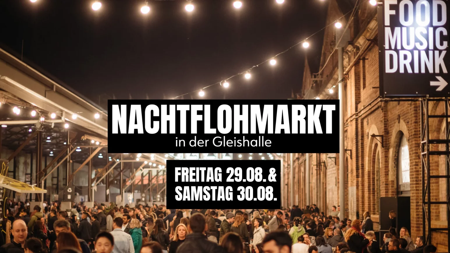 Illustration zum Nachtflohmarkt