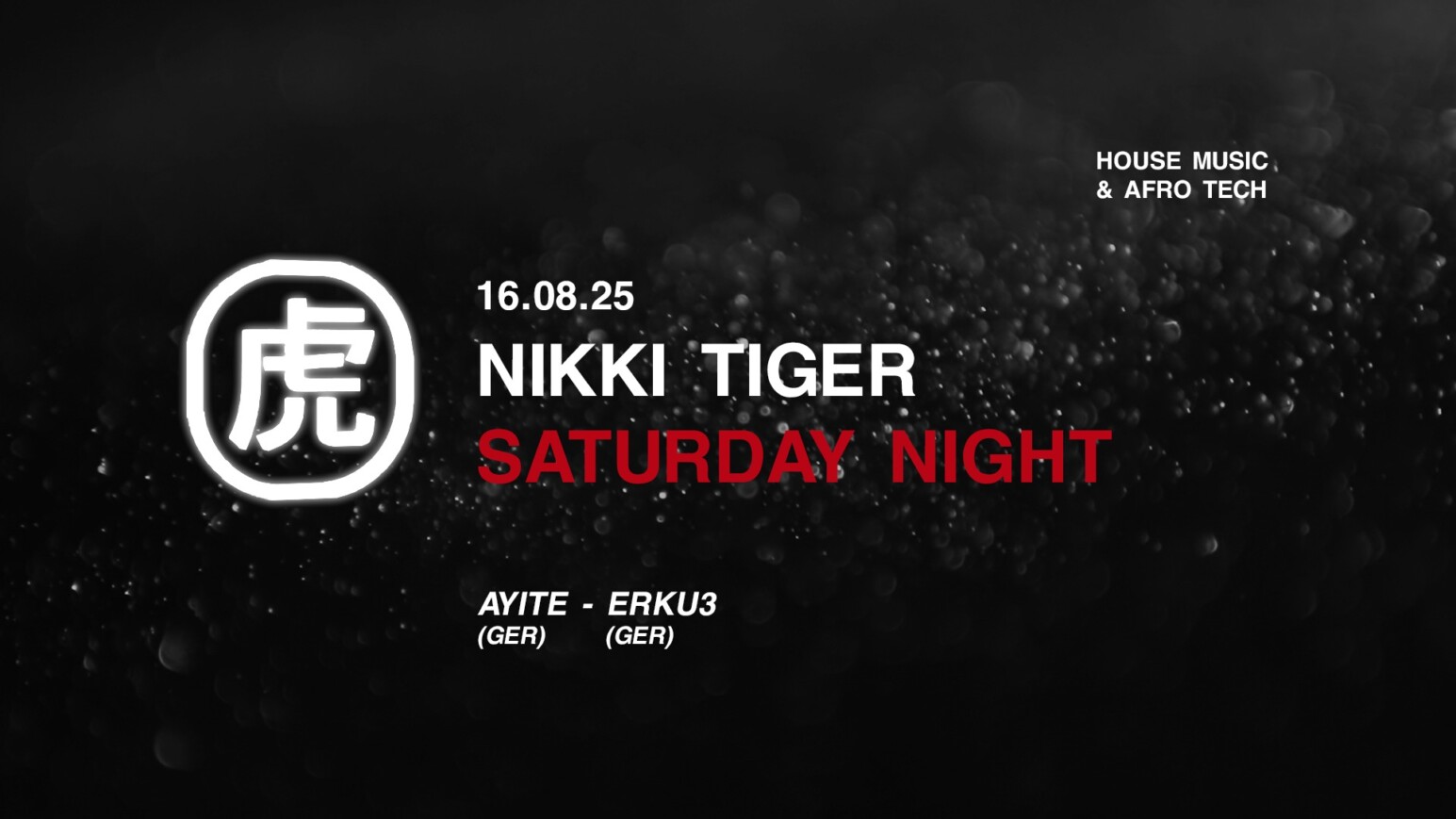 Nikki Tiger - Saturday Night - Illustration zum Event