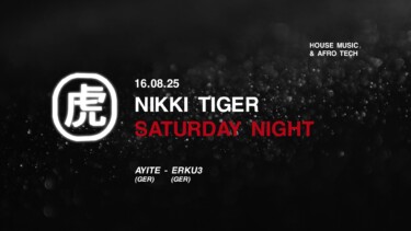 Nikki Tiger - Saturday Night - Illustration zum Event