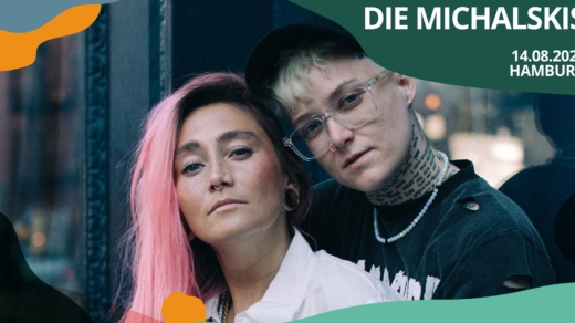 Illustration für den Live-Podcast mit "Die Michalskis"