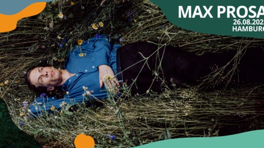 Bild von Max Prosa im Rasen