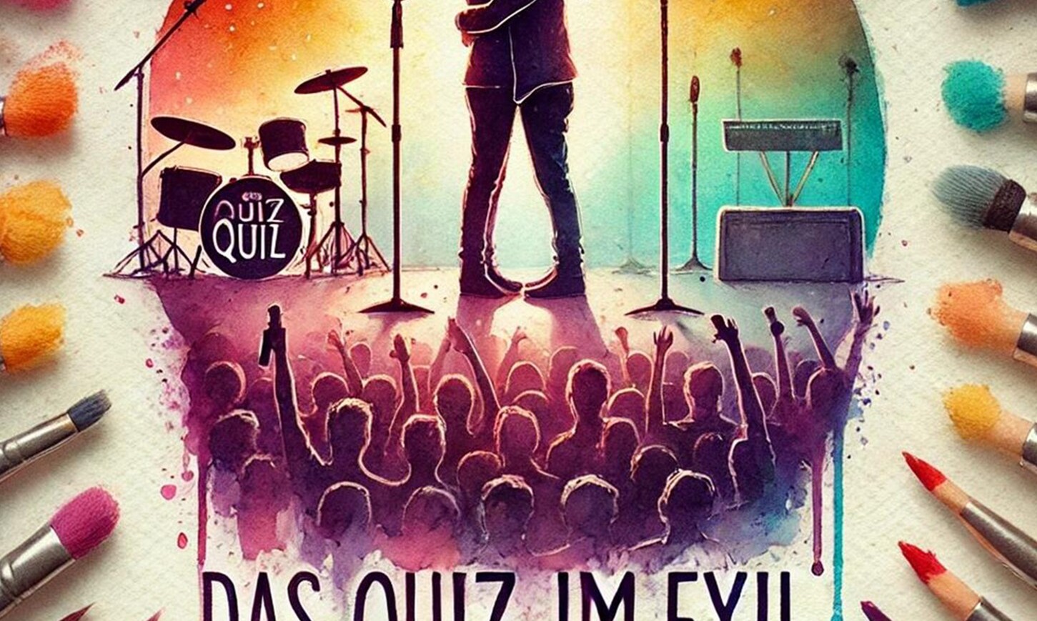 Illustration vom Quiz im Exil
