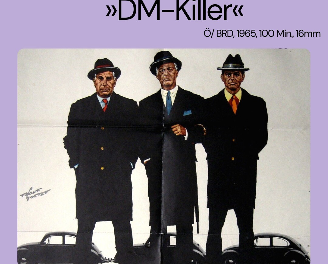 Plakat vom Open Air Kino vom Film DM-Killer