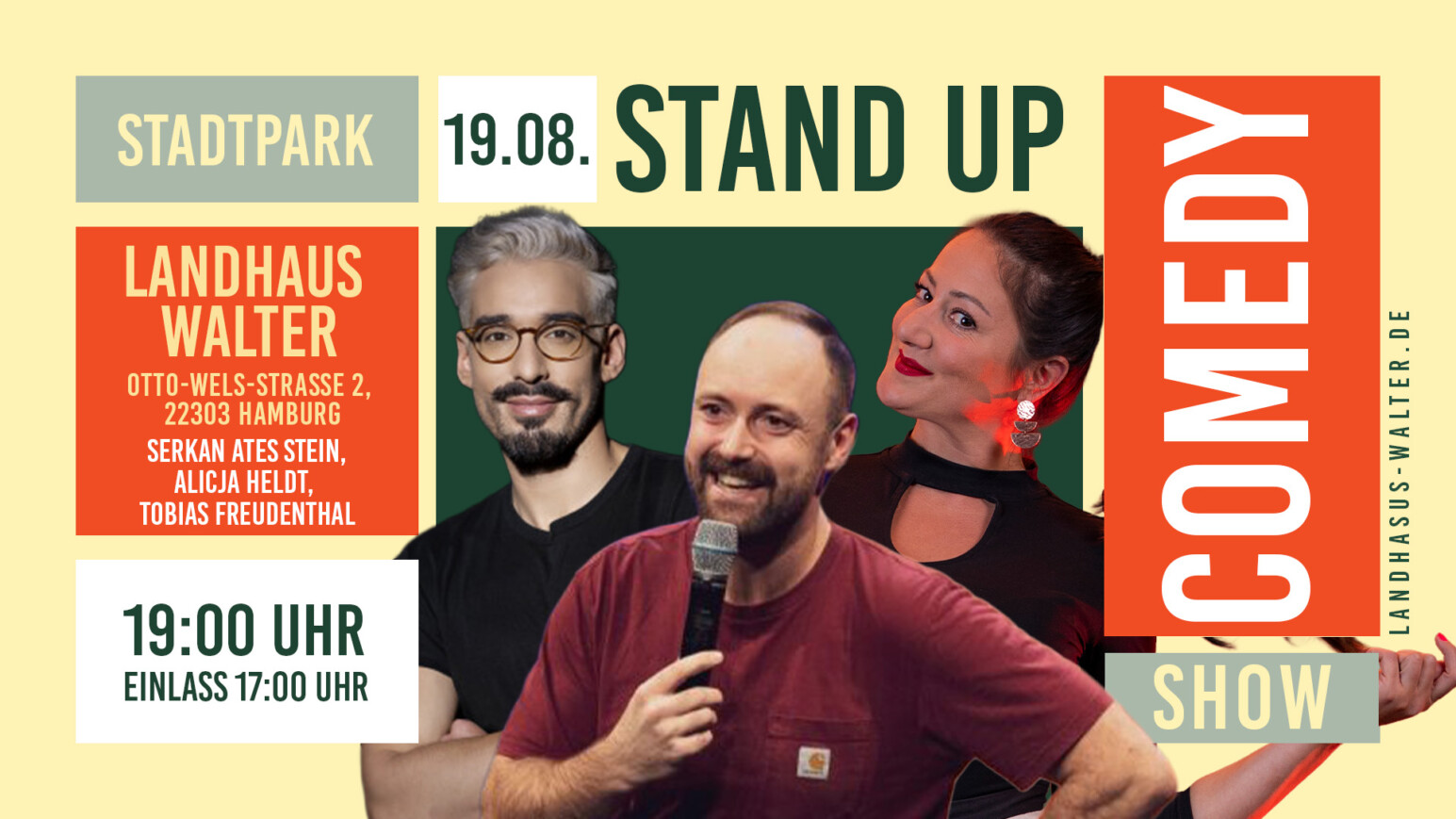 Illustration für das Sommer-Comedy Event