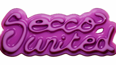 Lila Schrift Secco United